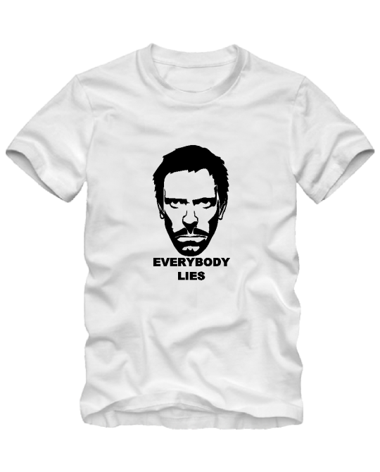 Marškinėliai Doctor House Everybody lies